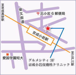 京成小岩皮膚科クリニック 東京都江戸川区 江戸川区皮膚科 アレルギー科 京成小岩皮膚科クリニック 東京都江戸川区 江戸川区皮膚科 アレルギー科