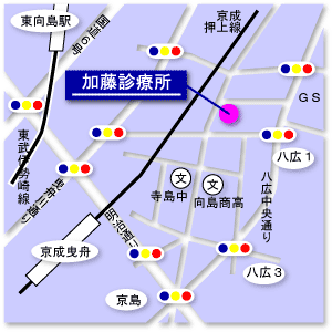 加藤診療所アクセスマップ